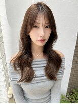 ジーナ 北千住(Zina) 髪質改善*ミルクブラウン顔周りカット*韓国【Zina北千住】