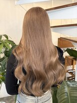 ピークスヘア(peaks hair)&nbsp;ミルクティーベージュ ハイトーン ケアブリーチ ダブルカラー