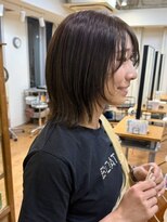ナック 茶屋町(knack chayamachi)&nbsp;顔まわりレイヤー×外ハネミディ/阪急梅田