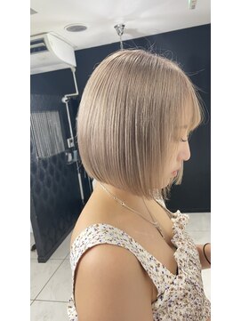ヘアーデザイン ジェルム(Hair Design germe) ハイトーンボブ #しのだスペシャル