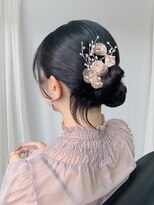 アヴソリューク(Absoluk)&nbsp;カチモリ　結婚式お呼ばれ　ヘアセット