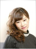 愛されサイドカールアレンジ