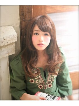 ロエナ(ROENA) クラシカルデジタルパーマバレイヤージュロブ