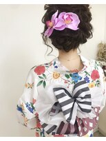 ヘアーセットサロン ピンキー(Hairset Salon Pinky) Pinky..浴衣アレンジアップ