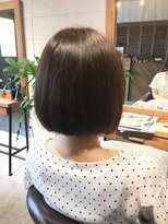 ヘアードレスビュー(hair dress V.I.E.W) ボブ×艶ベージュ