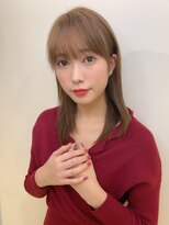 ユーフォリア 新宿通り(Euphoria)&nbsp;【Euphoria】前髪の印象で可愛いくれる小顔ミディアムヘア☆