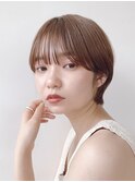 短くなりすぎない女性らしいショート《骨格補正小顔》銀座