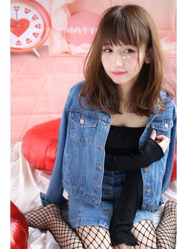 マーリャヘアー(mallia hair) ワンカールセミロングスタイル