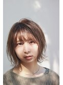 大人かわいい美髪ソトハネbob