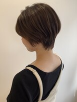シェノン 西梅田(CHAINON)&nbsp;前髪/オリーブベージュ/ブラウンアッシュカラー/ショートボブ