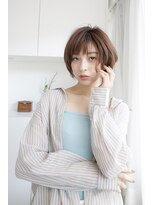 エムプラス 二子玉川(Mplus)&nbsp;ゆとりショートボブ カーキグレージュ Mplus二子玉川 ミズイデ