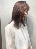 天神/大名/顔周りカット/前髪カット/こっくりカラー/秋冬カラー
