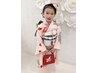 七五三7歳祝着お着付け＋ヘア(洋髪)＋ポイントメイクプレゼント