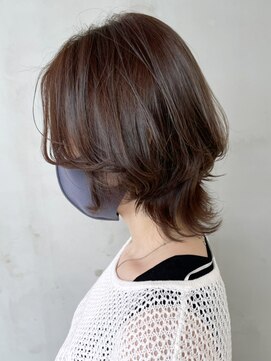 アイティーバイアルバム 藤沢店(IT by ALBUM) アッシュベージュウルフ_ショコラベージュボブルフ_ba341441