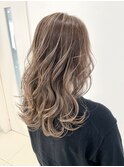 バレイヤージュベージュ
