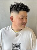 ツイストパーマフェード y