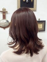 ランプ ヘアー(lamp hair)&nbsp;レイヤー×コーラルピンク/lamp 清水