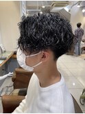 横浜★ツイストスパイラルパーマ前下がり