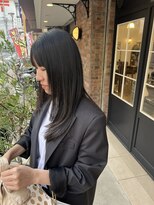 トータルビューティ ジェム バイ ヘアタイム(TOTAL BEAUTY gem by HAIR TIME)&nbsp;黒髪ロング レイヤーカット