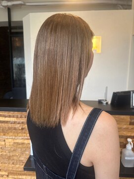 ヴァン カウンシル 王子(VAN COUNCIL) 夏のヘアケア ハイトーンカラー＋サラ艶ストレート#4