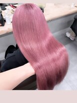 ベレーザ 渋谷(BELEZA)&nbsp;9264ミルクティーピンクハイトーンカラーベビーピンク韓国ヘア