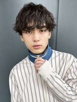 メンズマッシュ／ニュアンスパーマ／メンズヘア／ナチュラルヘア
