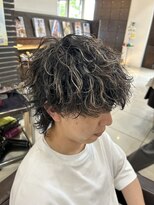 フォルテ 草薙店 波巻きパーマ ハイライト