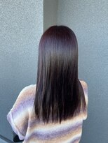 クオン 伊勢崎(QUON.)&nbsp;ブリーチなしワインレッド