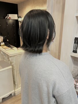 キャアリー(Caary) 福山美容室Caary 髪質改善ストレートオリーブグレージュ透明感