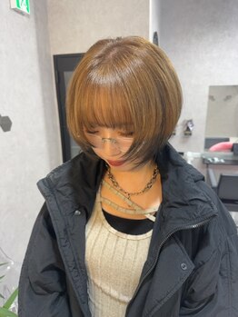 トイボックス(TOYBOX)の写真/高技術のカット×ケアブリーチで目を惹く可愛さ☆圧倒的人気のスタイルを手に入れて♪