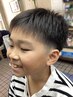 キッズカット(小学6年生まで)￥2,500