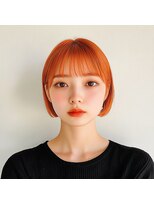 ロディーナコク 大口 新子安(rodina.coc)&nbsp;ダブルカラー×ボブ/インナーカラー/イメチェン/韓国/ブリーチ