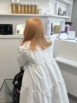 ペレ 渋谷(PELE)&nbsp;イメチェン/ホワイトブロンド/外ハネボブ/美髪/渋谷