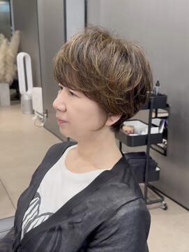 ハルキ ミナト ジャパン オオサカ(HARUKI MINATO japan OSAKA) 40代50代60代白髪マッシュショートボブ大人美人くびれ髪質改善