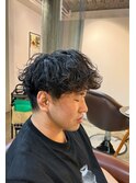 【初めての方にオススメ】癖毛風メンズパーマ