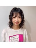 【浜松　美容院　ウルフパーマ　レイヤーパーマ】