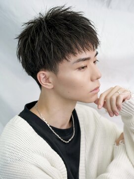 ゼロ 渋谷(XeRo) 爽やかツーブロック【ナチュラルダウンバングショート】