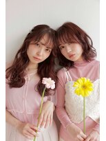 メルカ 天王寺(melca.)&nbsp;ぱっつんボブ/顔まわりカット/ブリーチなしダブルカラー