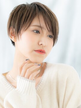 ドクターズサロン LAB 小山店 髪質改善ミルクティーアッシュ小顔ショートs小山20代30代40代