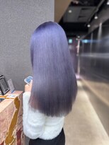 エン 栄店(enne)&nbsp;大人ガーリー/ダークアッシュ/ミディアムレイヤーカット/栄