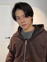 トリッカ シブヤ(TRICCA SHIBUYA)&nbsp;メンズカットパーマニュアンス毛流れフェザーアップバング渋谷