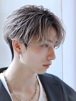 オーシャントーキョー サニー 原宿(OCEAN TOKYO Sunny)&nbsp;ミルクティーベージュニュアンスパーマ韓国マッシュグレー