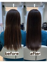 シゲ 自由が丘店(SHIGE) 乾かすだけでまとまる地毛風髪質改善ストレート40代50代縮毛矯正