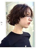 パーマボブパーマショートぱーまフレンチボブパーマミニボブ