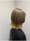 ツートンカラー,ホワイトベージュ,イエロー【草加】