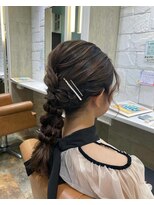 クイーンズゲート RITZ店(Queens's gate)&nbsp;編みおろしヘア