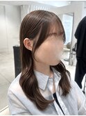 《吉田光ノ丞》小顔顔まわりカット/明るめブラウンカラー