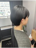 ダークパープル/ナチュラルショート/ミルクブラウン/夏/松戸