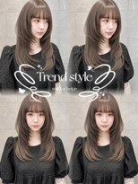 ラビス 浦和(Lovis)&nbsp;ミルクティーブロンド/ワンホンレイヤー/ニュアンスウルフ