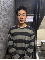 シャルム(charme)&nbsp;スパイキーショート　ピンパーマ　パーマ活かしカット